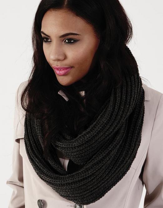 Echarpe Luxe Boucle Infinie Ecru – Image 4