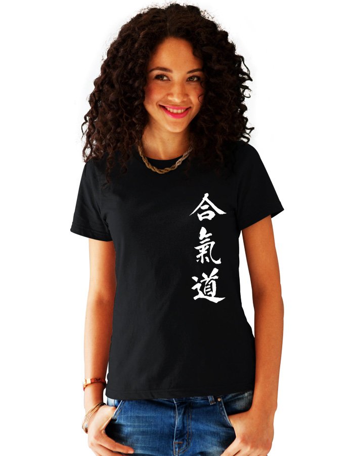 T-Shirt Femme Aikido Noir