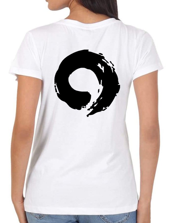 T-Shirt Femme Aikido Blanc – Image 2