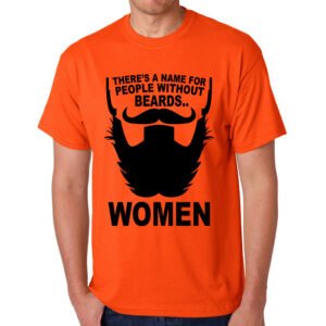 T-Shirt Without beards Orange