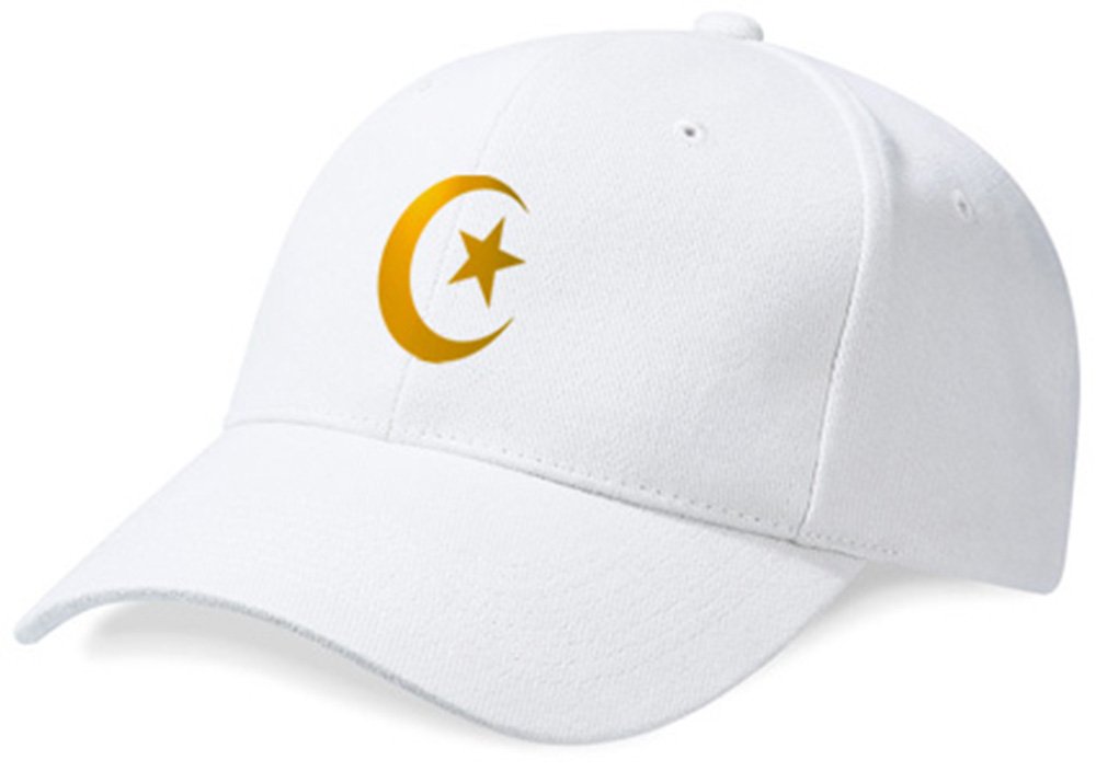 Casquette Algérie Blanc et Or Métallisé