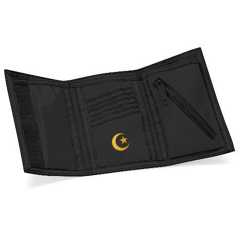 Portefeuille Algérie Noir et Or Métallisé – Image 2