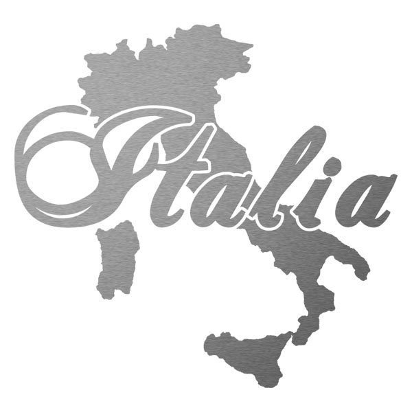 T-Shirt Femme Italie Blanc et Argent Métallisé – Image 2