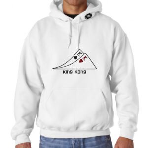 Sweat à Capuche Poker King Kong Blanc