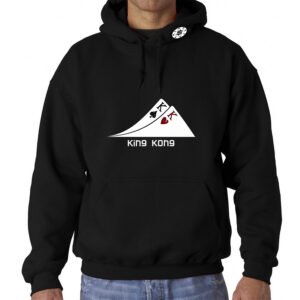 Sweat à Capuche Poker King Kong Noir