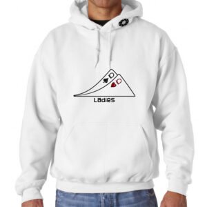 Sweat à Capuche Poker Ladies Blanc