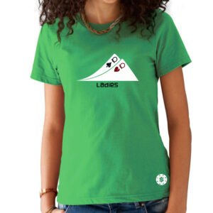 T-Shirt Femme Poker Ladies Vert