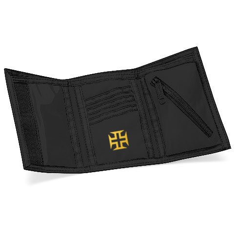 Portefeuille Portugal Noir et Or Métallisé – Image 2