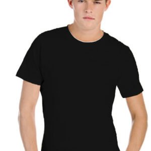 T-Shirt Coton Bio 100% Organique Noir