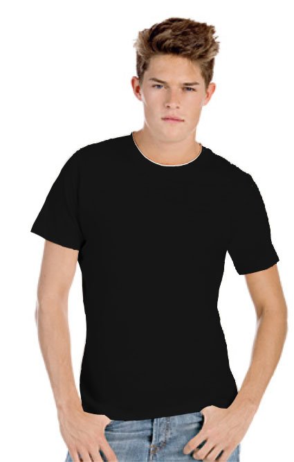 T-Shirt Coton Bio 100% Organique Noir