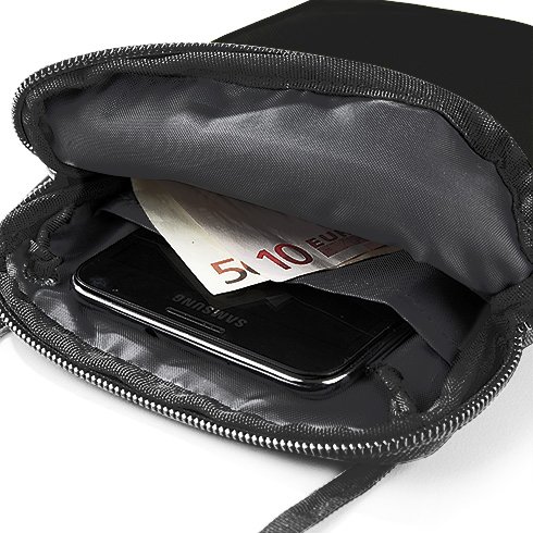 Sacoche Pochette Multi fonctions Noir – Image 2