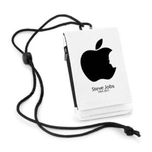 Pochette "Steve Jobs 1955-2011" blanche