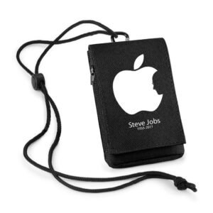 Pochette "Steve Jobs 1955-2011" noire