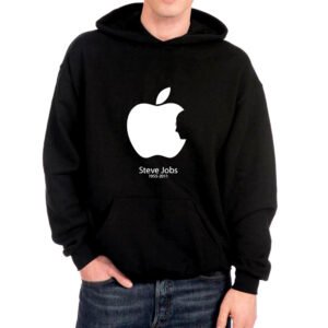 Sweat à Capuche Steve Jobs 1955-2011 Noir