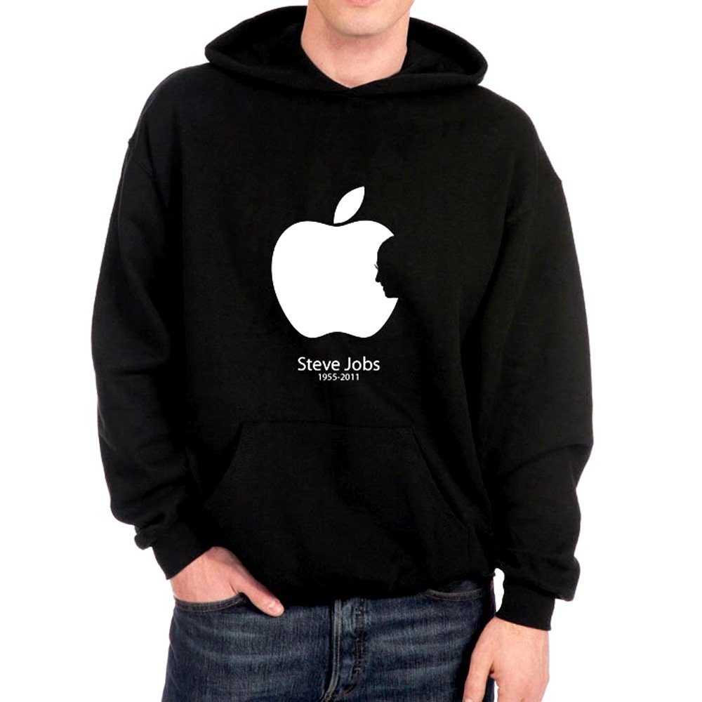 Sweat à Capuche Steve Jobs 1955-2011 Noir
