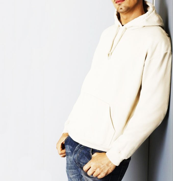 Sweat à Capuche Blanc