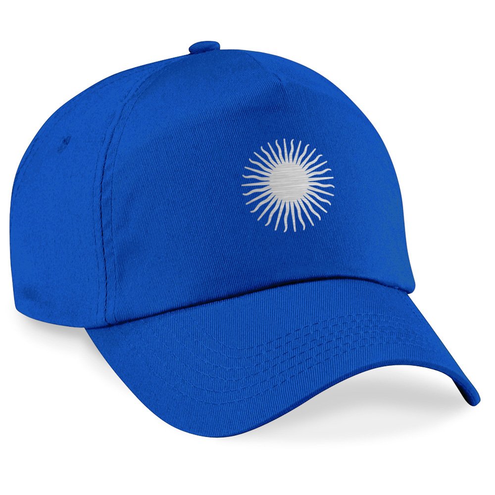 Casquette Argentine Bleu et Argent Métallisé