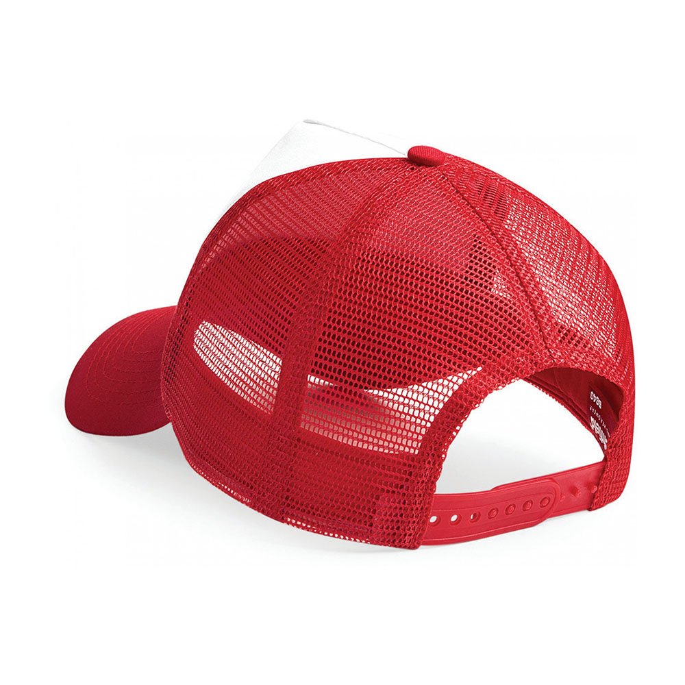 Casquette Snapback Trucker Fashion Rouge et Blanche – Image 2