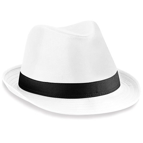 Chapeau Fedora Blanc – Image 2
