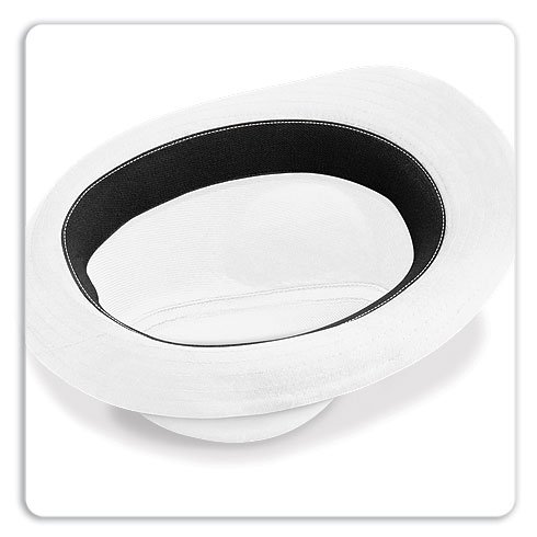 Chapeau Fedora Blanc – Image 3